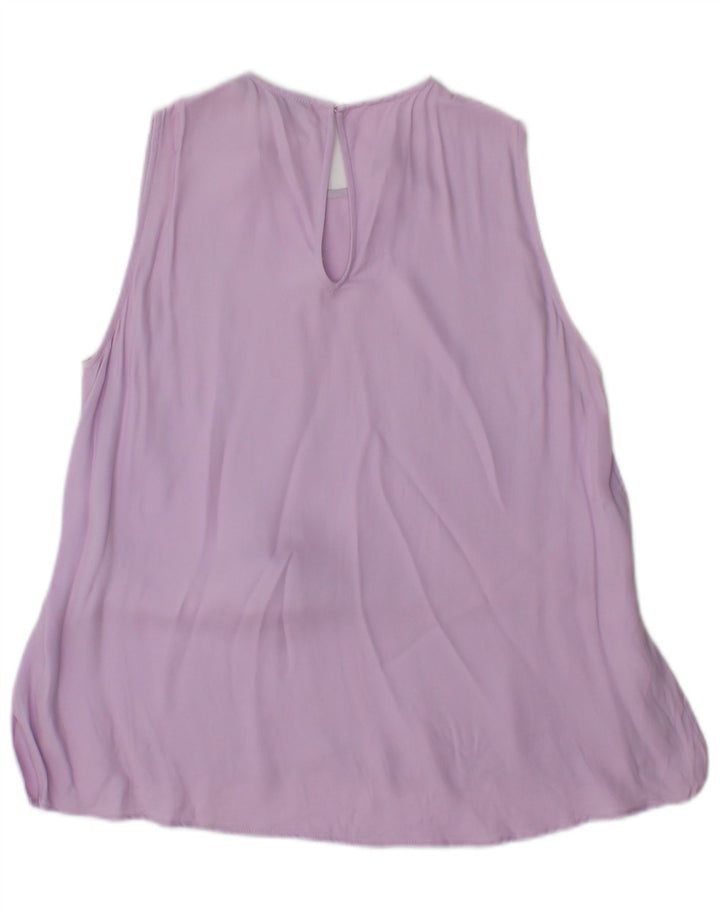 Ärmelloses Blusenoberteil für Damen von Zara, Gr. 40, Größe S, Lila