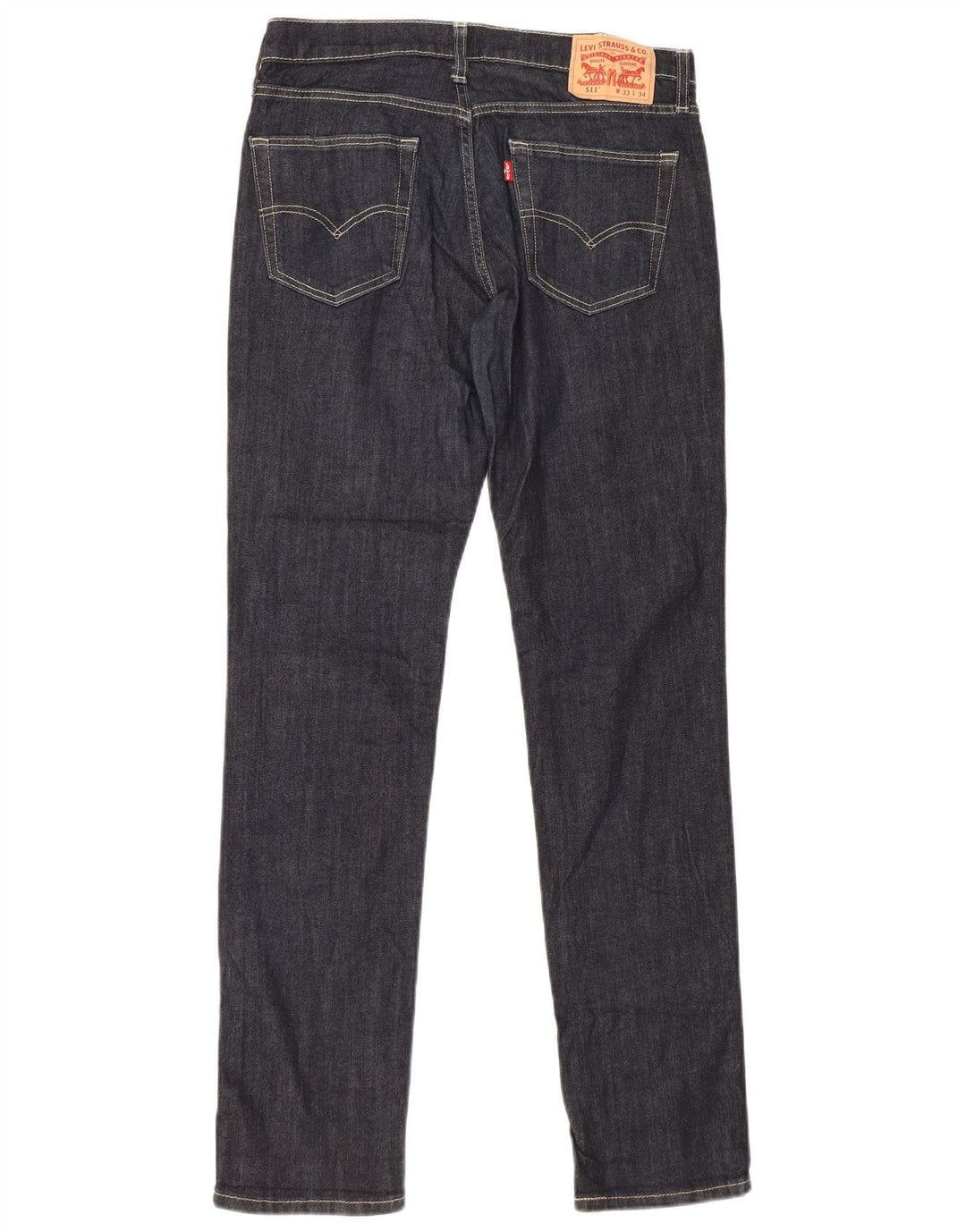 Levi's Herren 511 Slim Jeans W33 L34 Marineblaue Baumwolle