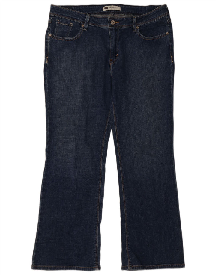 Levi's Damen 515 Bootcut Jeans US 16 2XL W38 L28 Blaue Baumwolle