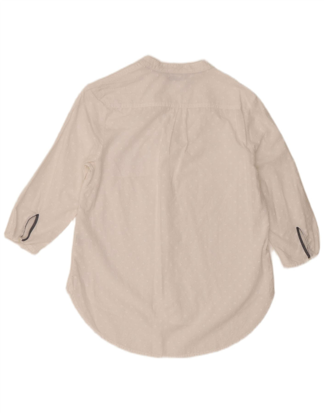 Lee Damen-Bluse „Riders“ mit 3/4-Ärmeln, UK-Größe 14, mittelweiße Baumwolle