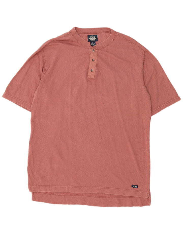 Dockers Herren-Poloshirt, groß, rosa, Baumwolle