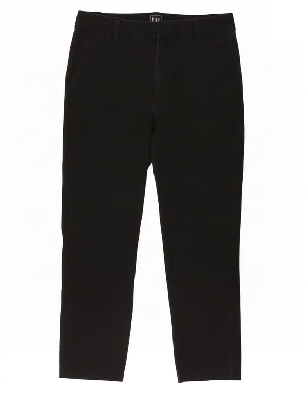 Gap Damen-Hose mit hoher Taille, schmal geschnitten, US 6, M, B28, L24, Schwarz