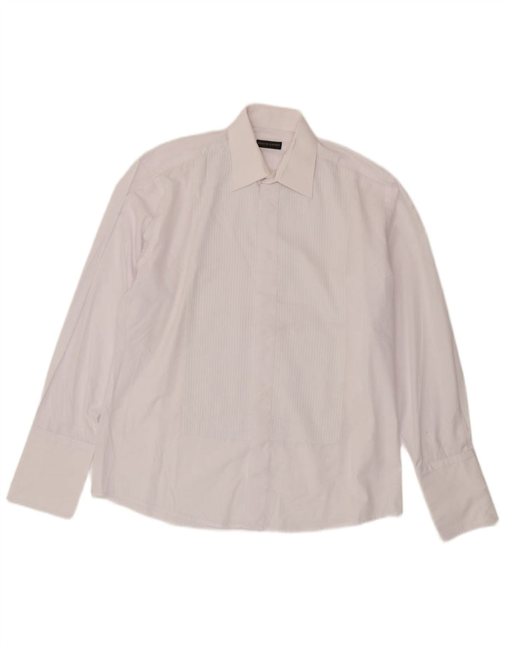 Pierre Cardin formelles Herrenhemd, Größe 39 15 1/2 S, mittelweiße Baumwolle