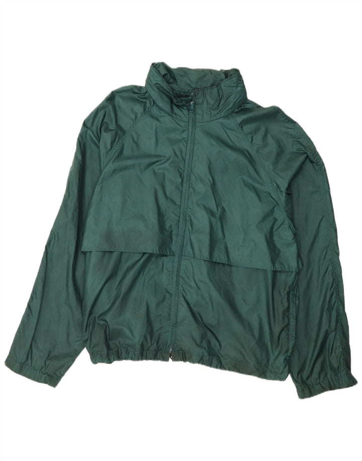 Eddie Bauer Herren Regenjacke UK 42 XL Grünes Nylon