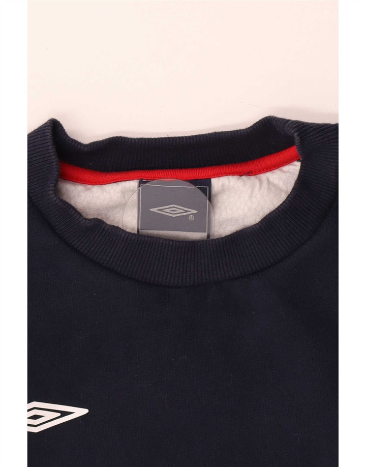 Umbro Herren Sweatshirt Pullover Large Marineblau