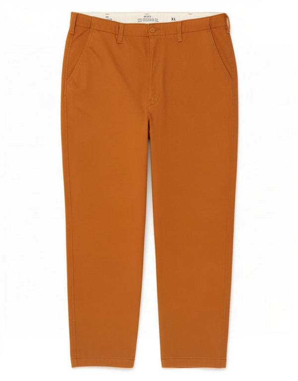 Levi's Herren gerade Chinohose XL W38 L30 braune Baumwolle