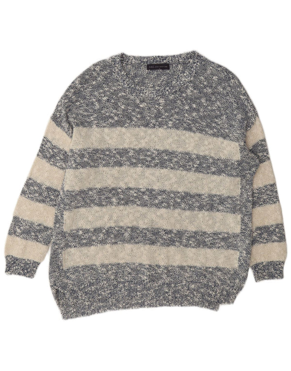 Marks & Spencer Damen-Pullover mit U-Boot-Ausschnitt, Gr. 14, Marineblau