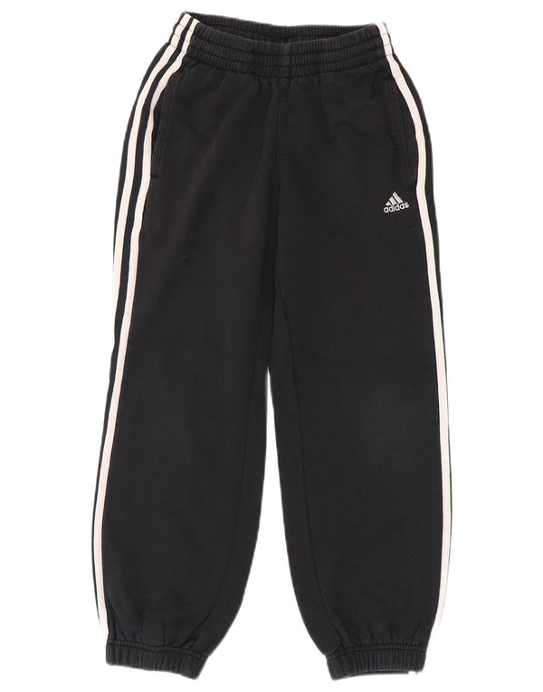 Adidas Mädchen-Trainingshose, Jogginghose, 9–10 Jahre, schwarze Baumwolle