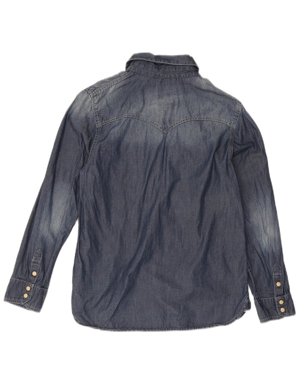 Levi's Jeanshemd für Jungen, 11–12 Jahre, marineblaue Baumwolle