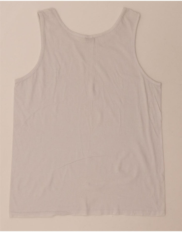 KAPPA Womens Vest Top UK 18 XL White Vintage Kappa and Second-Hand Kappa from Messina Hembry 