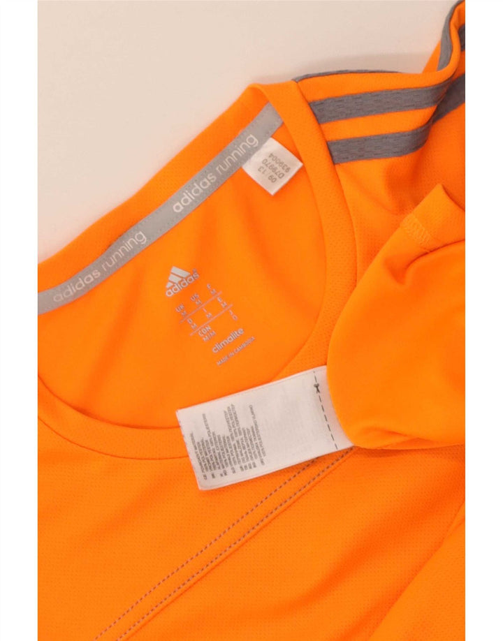 Adidas Herren Climalite T-Shirt Top Mittelorange Polyester