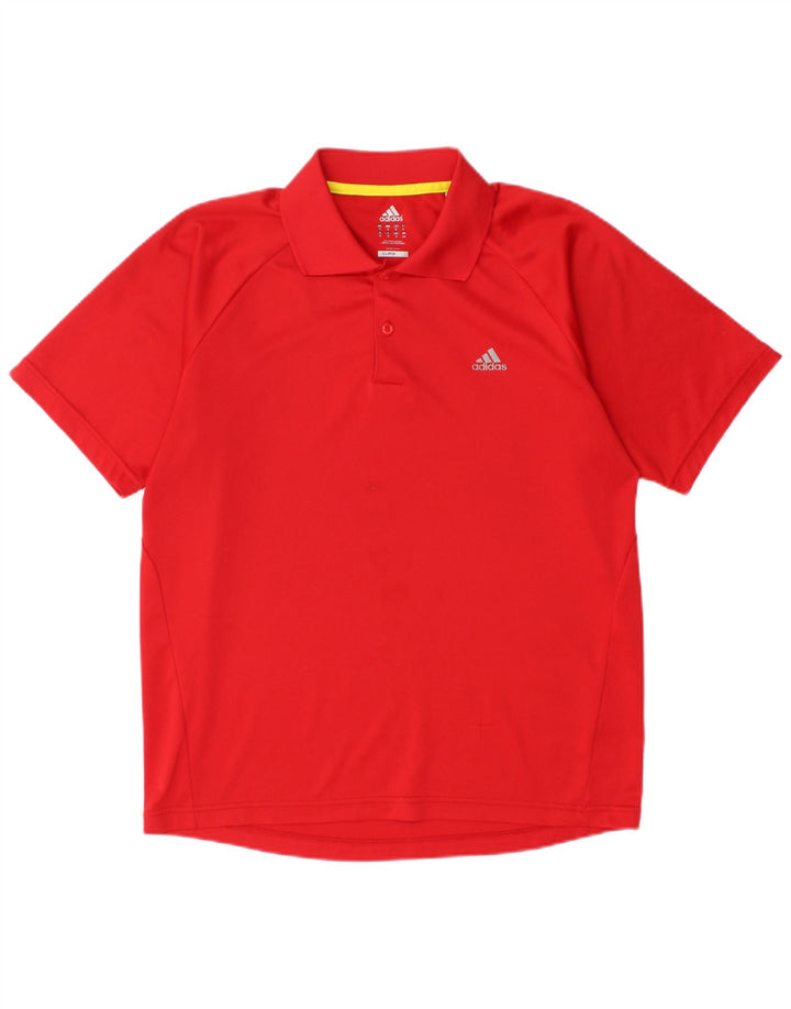 ADIDAS Herren Climalite Poloshirt Mittelrot