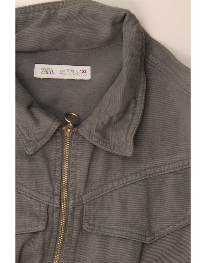 Zara Denim-Overall für Mädchen, 11–12 Jahre, Grau