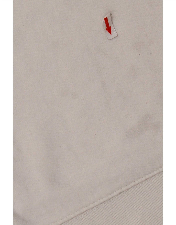 Levi's Herren-Pullover mit grafischem Kapuzenpullover, groß, aus weißer Baumwolle