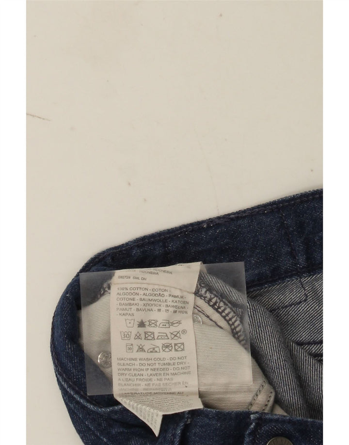 Levi's Damen Straight Jeans W27 L29 Marineblaue Baumwolle