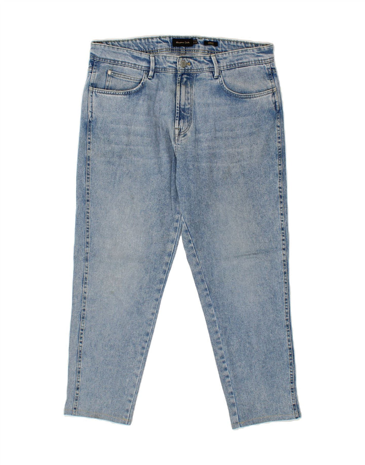 MASSIMO DUTTI Mens Tapered Jeans EU 46 XL W36 L27 Blue Vintage Massimo Dutti and Second-Hand Massimo Dutti from Messina Hembry 
