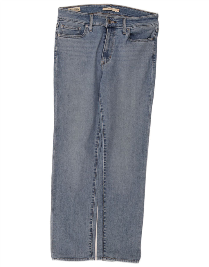 LEVI'S Damen 712 Slim Jeans W29 L27 Blaue Baumwolle