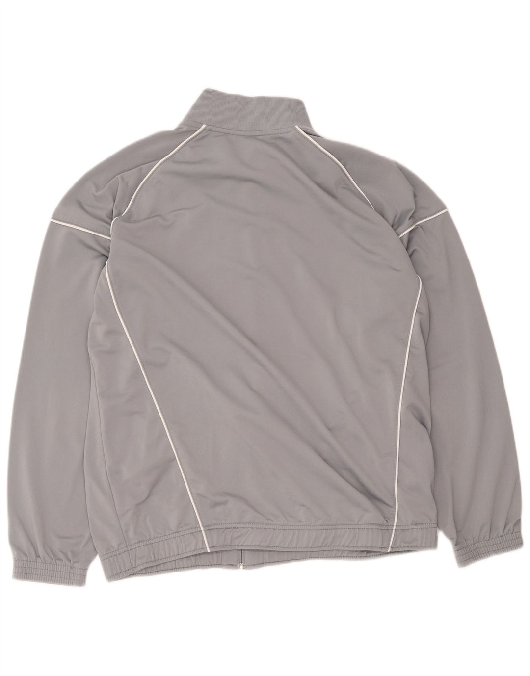 Nike Herren-Trainingsanzugoberteil, UK-Größe 41/43, großes graues Polyester