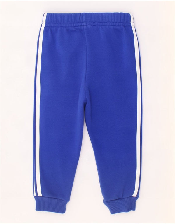 Adidas Baby-Jungen-Jogger-Trainingshose, 3–6 Monate, blaue Baumwolle