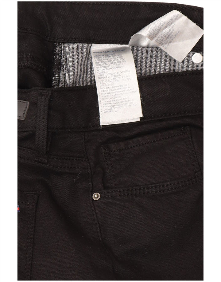 Tommy Hilfiger Damen Como Jegging Jeans W31 L32 Schwarze Baumwolle