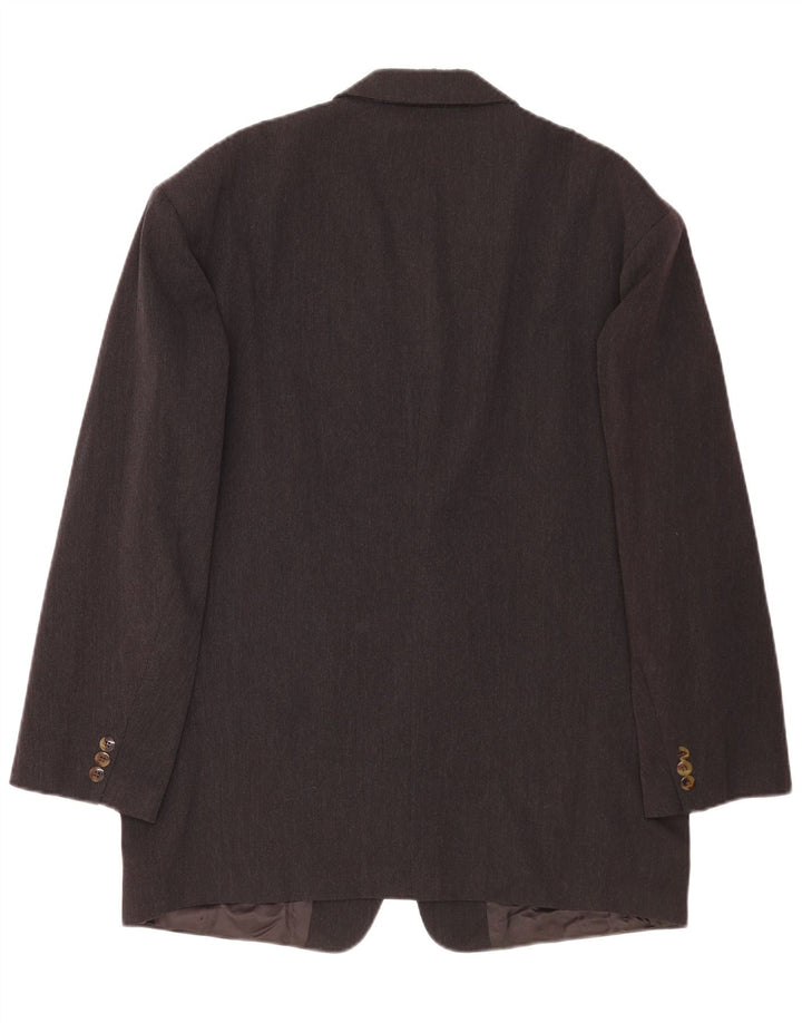 Hugo Boss Herren-Blazer mit 3 Knöpfen, EU 54, 2XL, graue Schurwolle