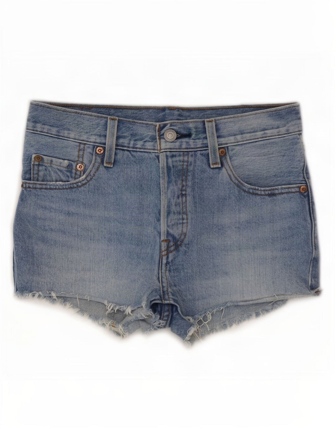 Levi's Damen 501 Denim-Shorts, Größe S, W25, Blau, Baumwolle
