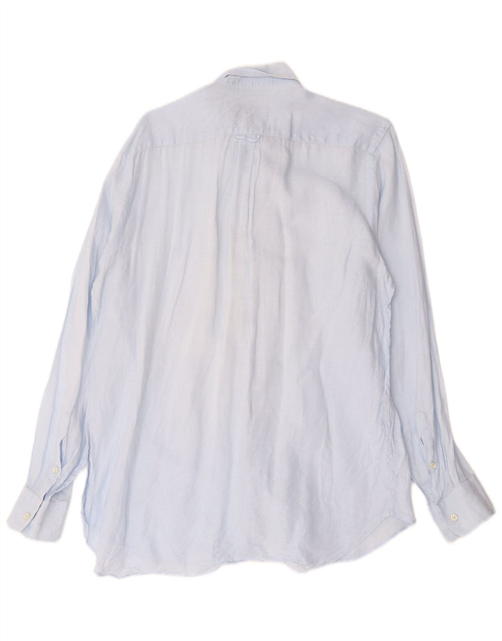 Boggi Herrenhemd Größe 39 15 1/2 Mittelblau
