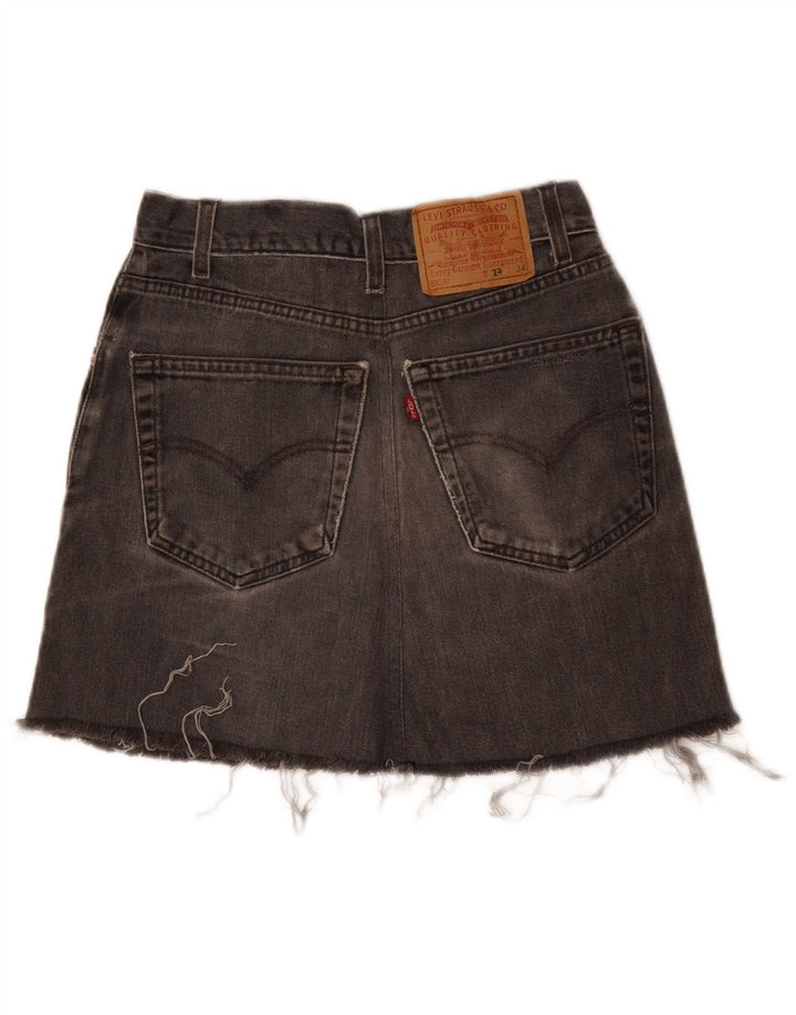 Levi's Damen 503 Jeansrock W24 XS Grau