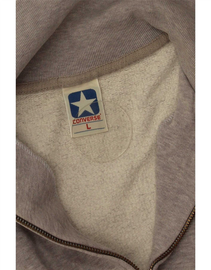 Converse Damen-Trainingsanzug-Top-Jacke, UK 16, Größe L, Grau