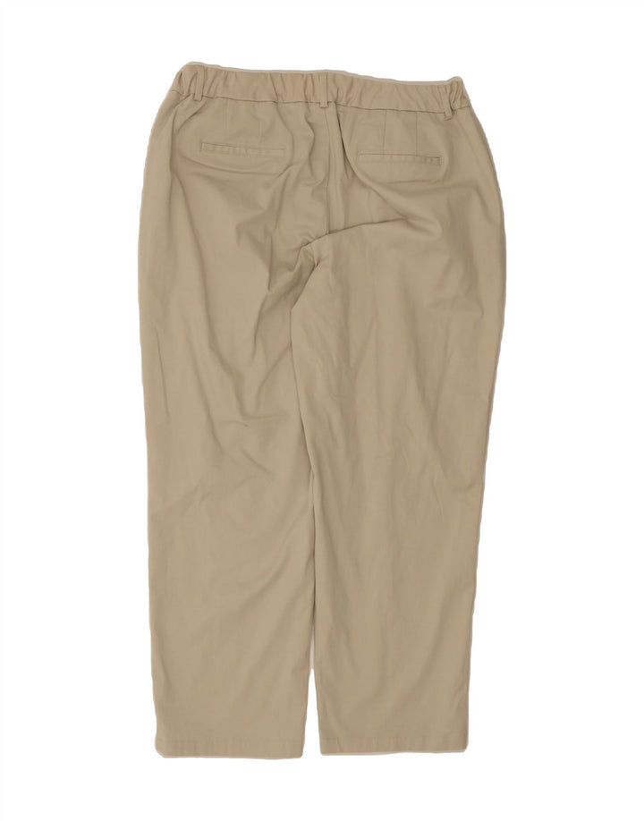 DOCKERS Womens Straight Casual Trousers W40 L28 Beige Vintage Dockers and Second-Hand Dockers from Messina Hembry 