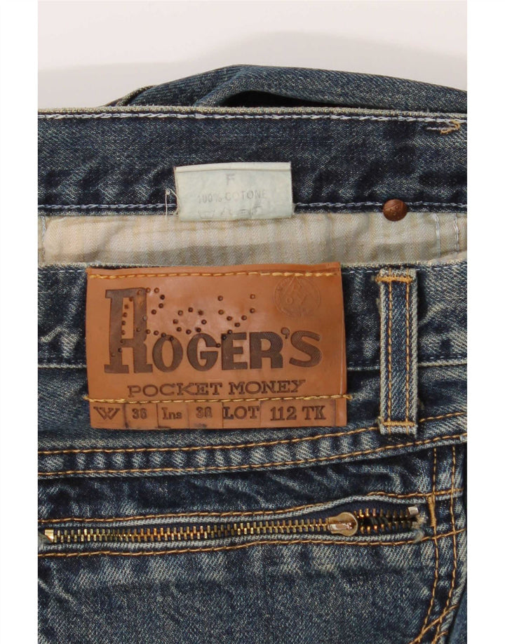 Roy Rogers Herren Straight Jeans W36 L36 Blaue Baumwolle