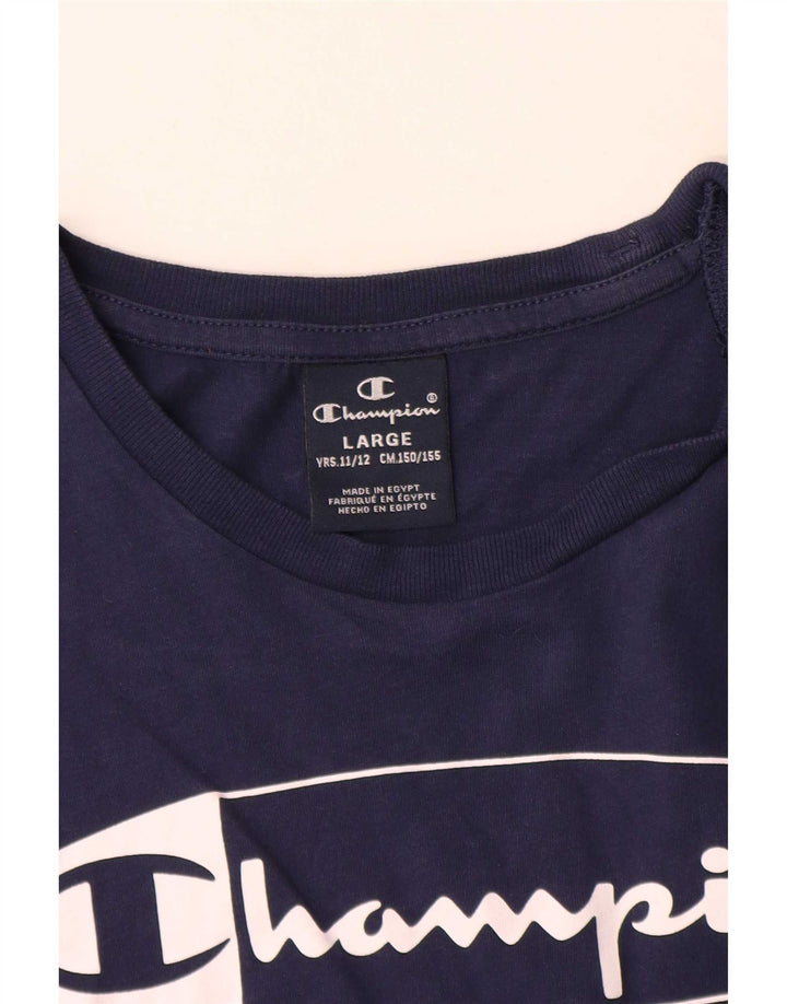 Champion Tanktop mit Grafik für Jungen, 11–12 Jahre, Größe L, Marineblau