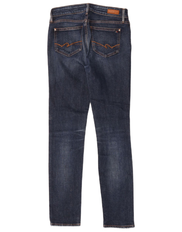 Tommy Hilfiger Damen Milan LW Slim Jeans W26 L29 Blaue Baumwolle