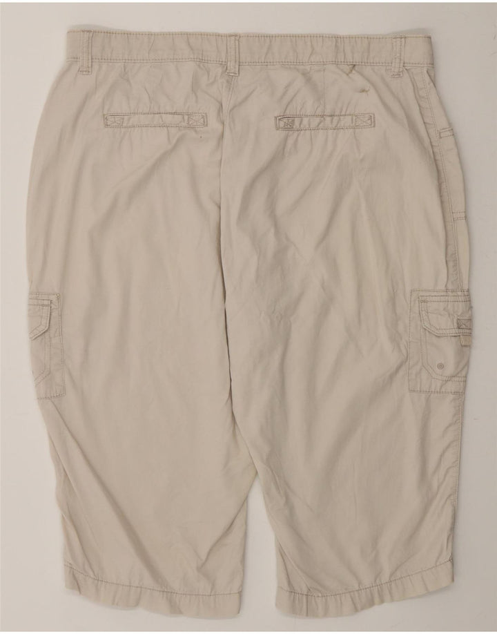 LEE Womens Cargo Shorts US 12 Large W36 Beige Cotton Vintage Lee and Second-Hand Lee from Messina Hembry 