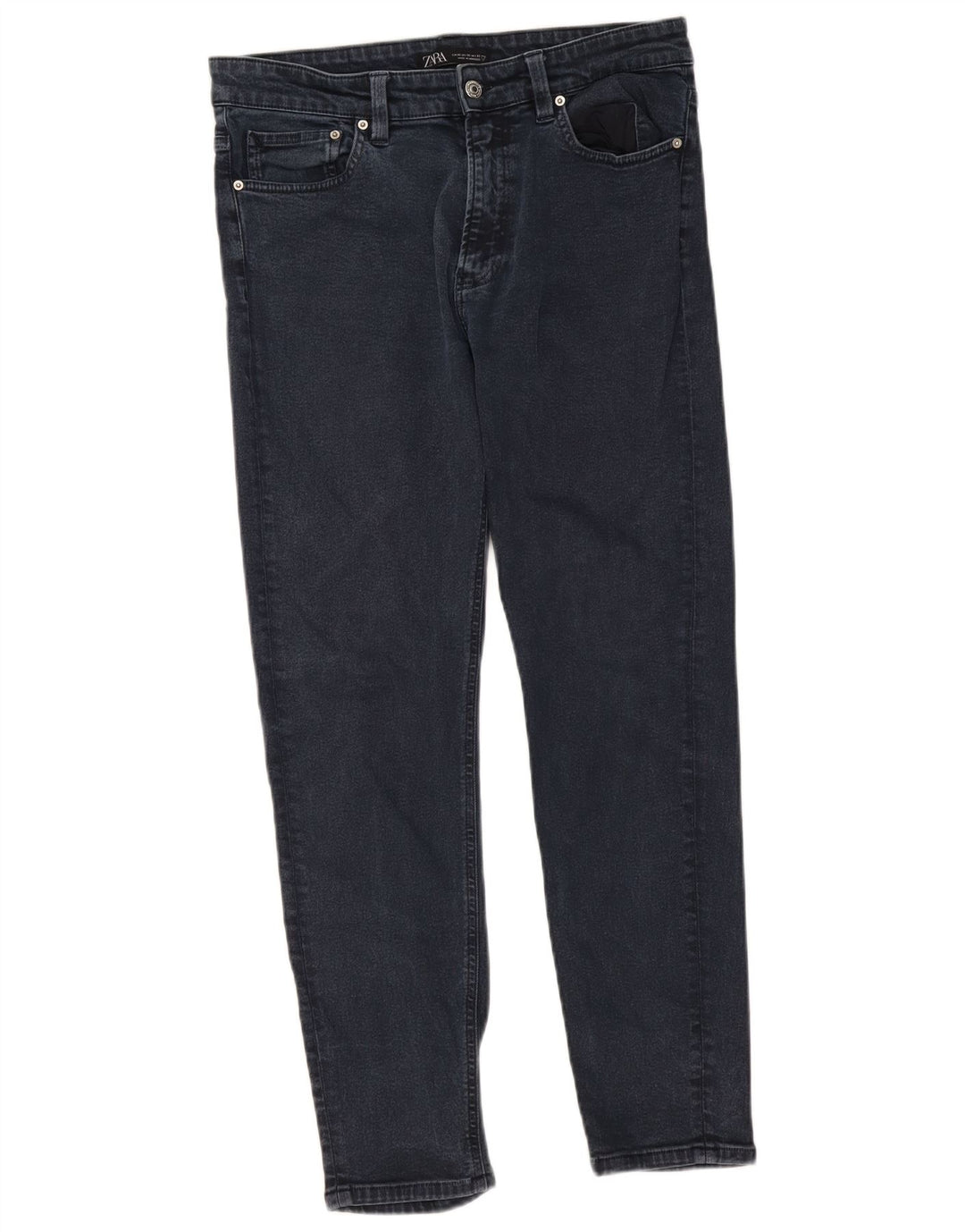 Zara Herren Slim Jeans EU 42 Large W32 L29 Marineblau