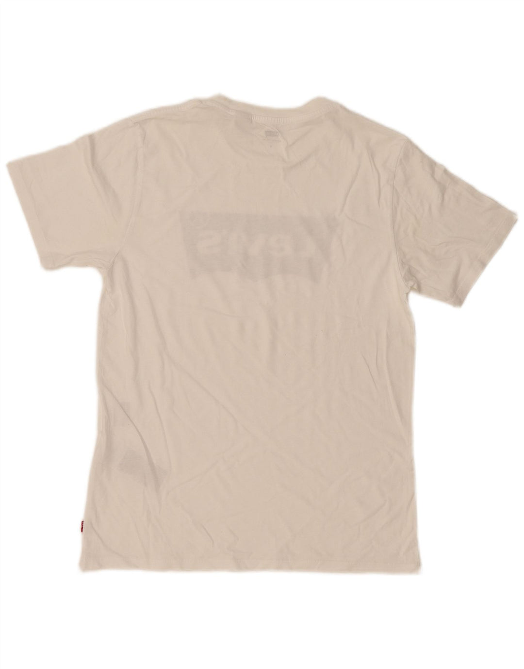 Levi's Herren-T-Shirt mit Grafik, Größe S, weiße Baumwolle
