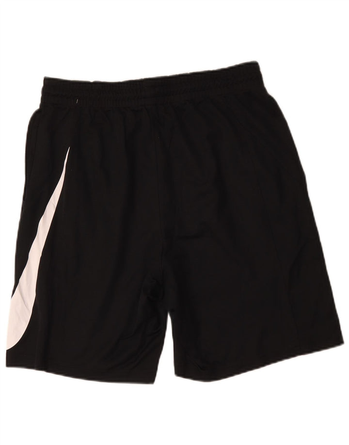 Nike Herren Dri Fit Graphic Sportshorts, groß, aus schwarzem Polyester