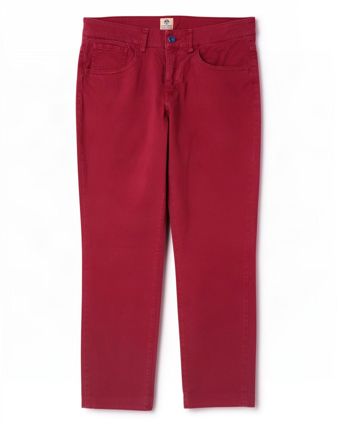 Kurze Jeans für Damen von North Sails, W28, L25, rote Baumwolle