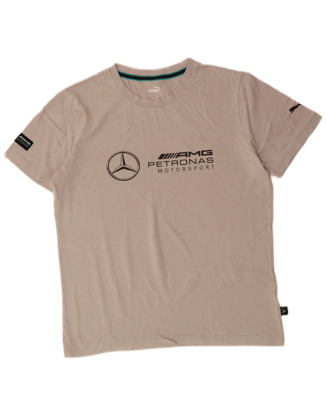 PUMA Herren Grafik T-Shirt Top Small Grau Baumwolle