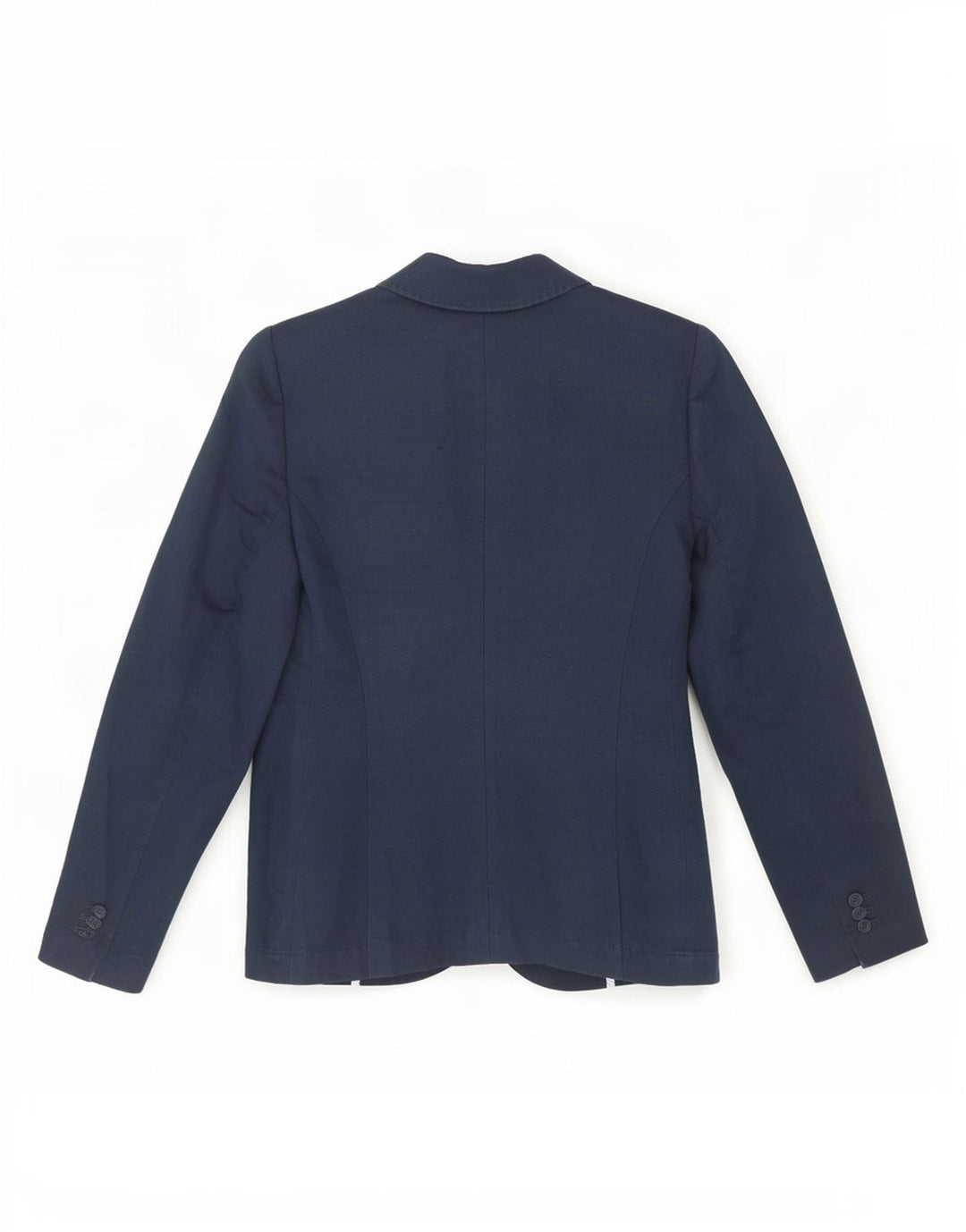 Crew Clothing Damen-Blazer mit 2 Knöpfen, Gr. 10, Größe S, Marineblau, Leinen