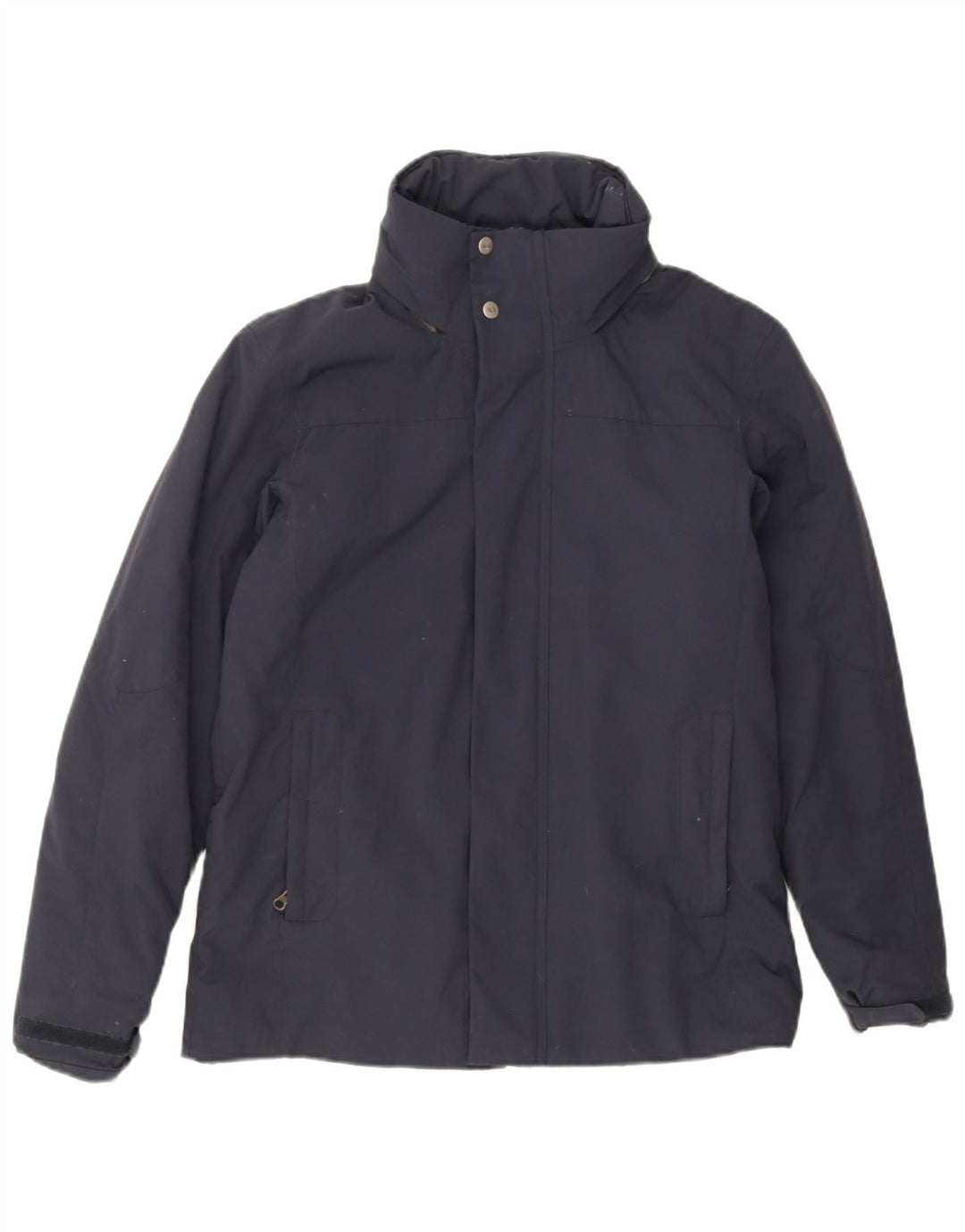 Slam Herren-Windbreakerjacke mit Kapuze, UK 36, Größe S, marineblaues Nylon