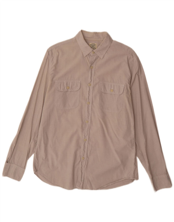 J. Crew Herrenhemd Mittelbeige Baumwolle