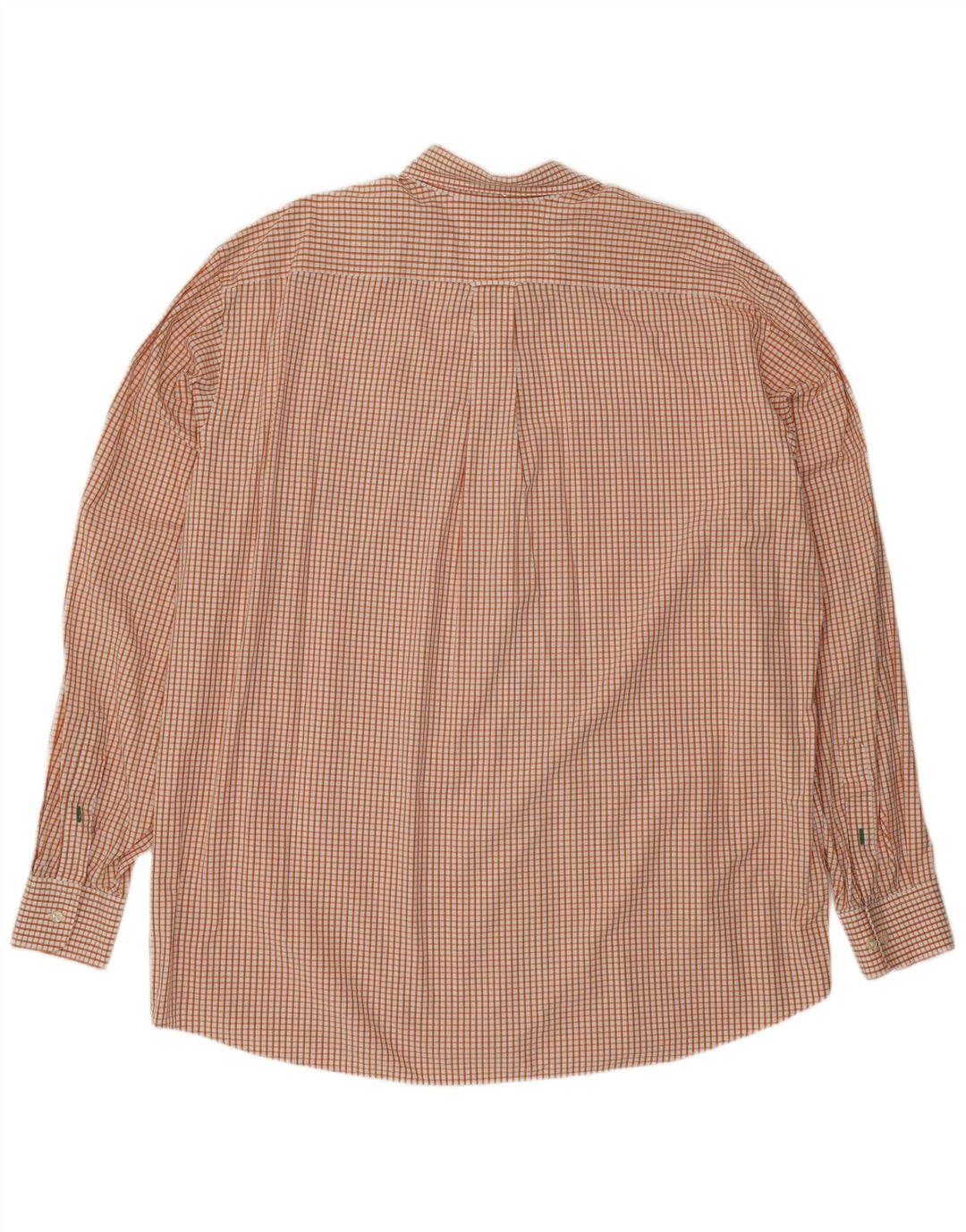 Tommy Hilfiger Herrenhemd Größe 17 1/2 XL Orange kariert