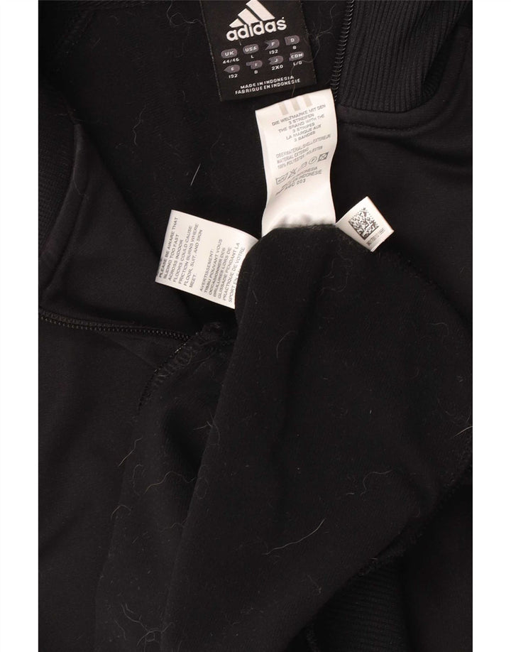 Adidas Herren Trainingsanzug Top Jacke UK 44/46 Large Schwarz Polyester
