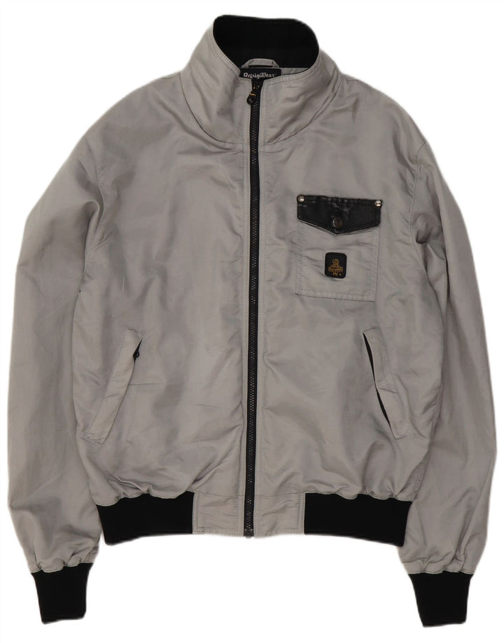 Refrigiwear Herren Bomber Regenjacke UK 40 Large Grau Polyester