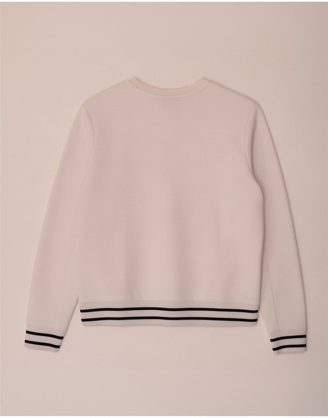 Fila Damen Sweatshirt Pullover UK 14 Mittelweiße Baumwolle