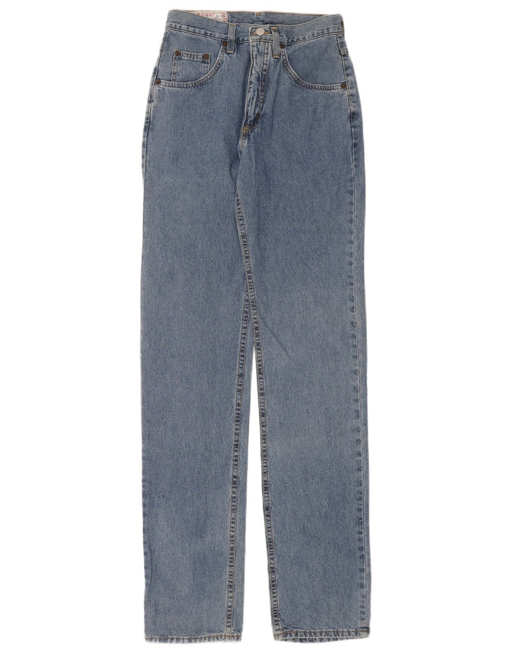 Rifle Damen Straight Jeans W28 L34 Blaue Baumwolle