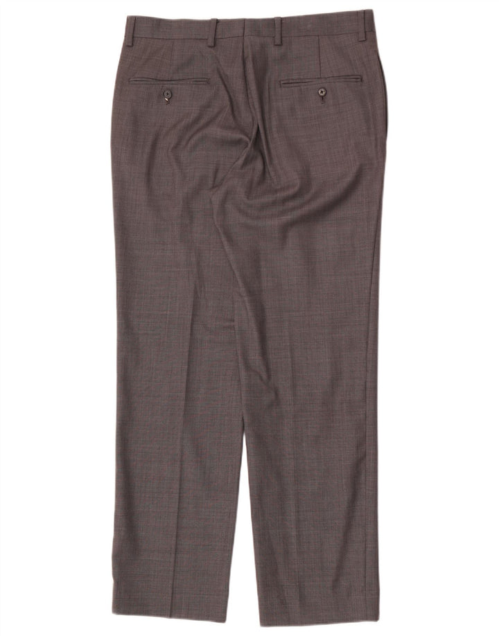 Tommy Hilfiger Herren gerade Anzughose W32 L30 Grau