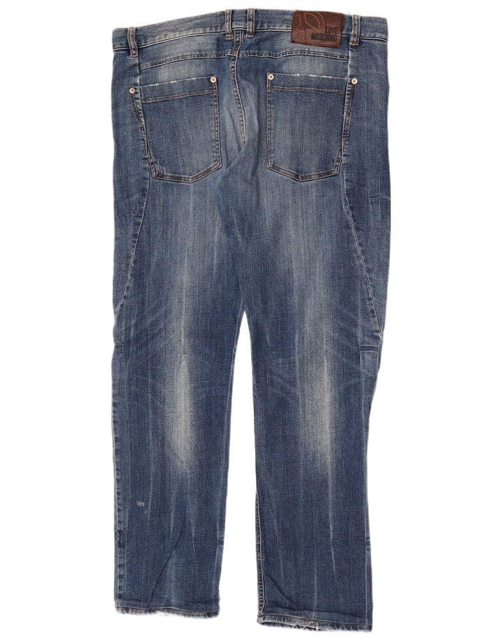 Moschino Herren Slim Jeans W38 L32 Blue Cotton Classic