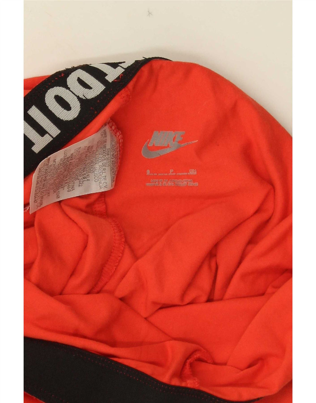 Nike Womens Graphic Leggings UK 8 Small Orange Baumwolle